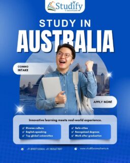 Ready for a global career? Study abroad in Australia 🇦🇺 and unlock your potential.
Apply Now
-------------------------------------------------------------
For more details: Studify Consultants, SCO 64 sector 47 Chandigarh
Contact us:📞📞
Mobile/WhatsApp: +91 98156 77897 +91 89897 20004
www.studifyconsultants.in
-------------------------------------------------------------
#travel #university #studyinaustralia #visa #australia🇦🇺